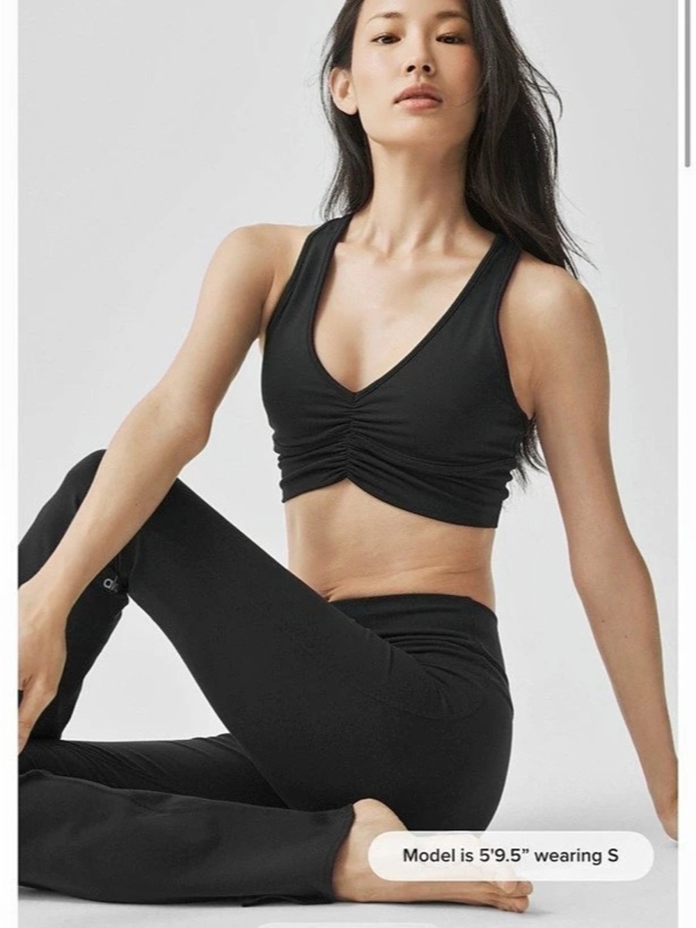 Alo Yoga Wild Thing Bra Black Athletic Bra NWT